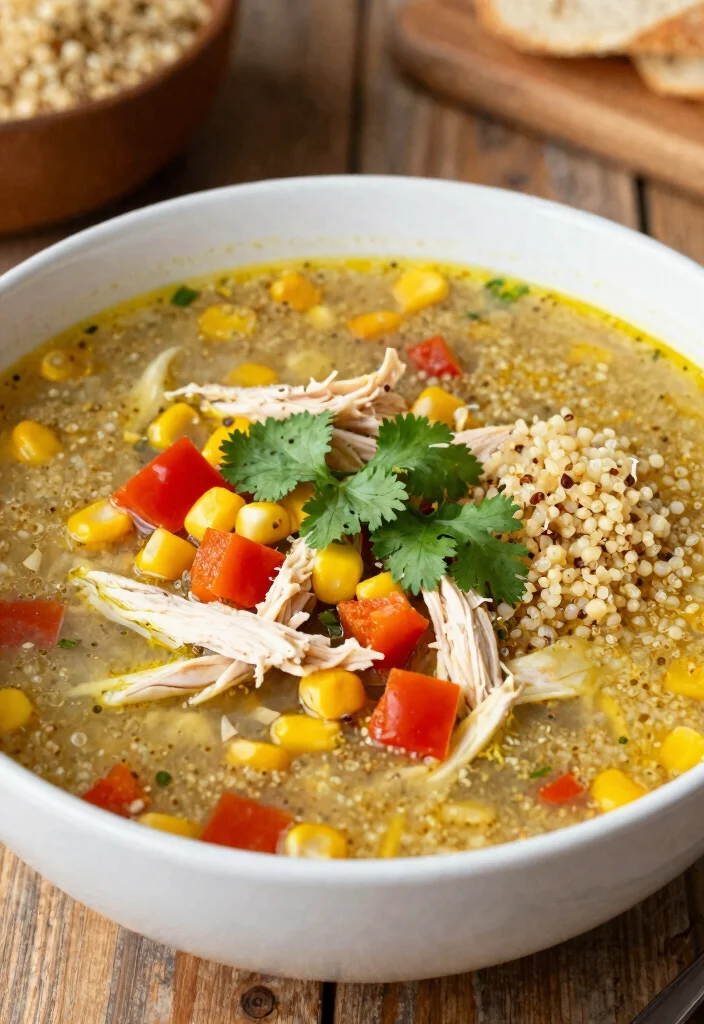 9 Easy Healthy Chicken Tortilla Soup Recipes Bold Flavorful and Low Cal - 4. Quinoa and Chicken Tortilla Soup 1