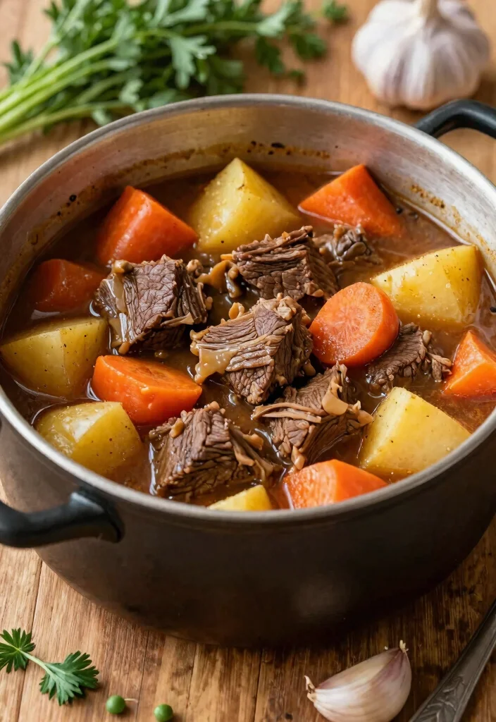 9 Easy Healthy One Pot Meals for Quick Clean and Delicious Dinners - 3. Hearty Beef and Vegetable Stew 1
