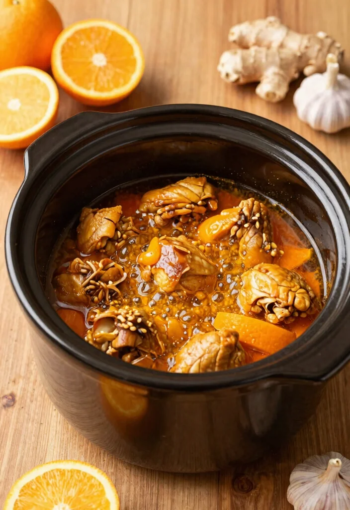 9 Easy Healthy Orange Chicken Recipes Better Than Takeout - 2. Slow Cooker Orange Chicken 1