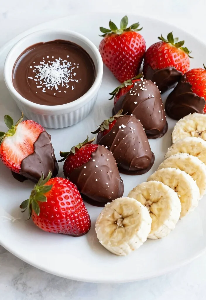 9 Easy Healthy Snacks for Work That Keep You Full and Focused - 6. Dark Chocolate-Dipped Fruits 1