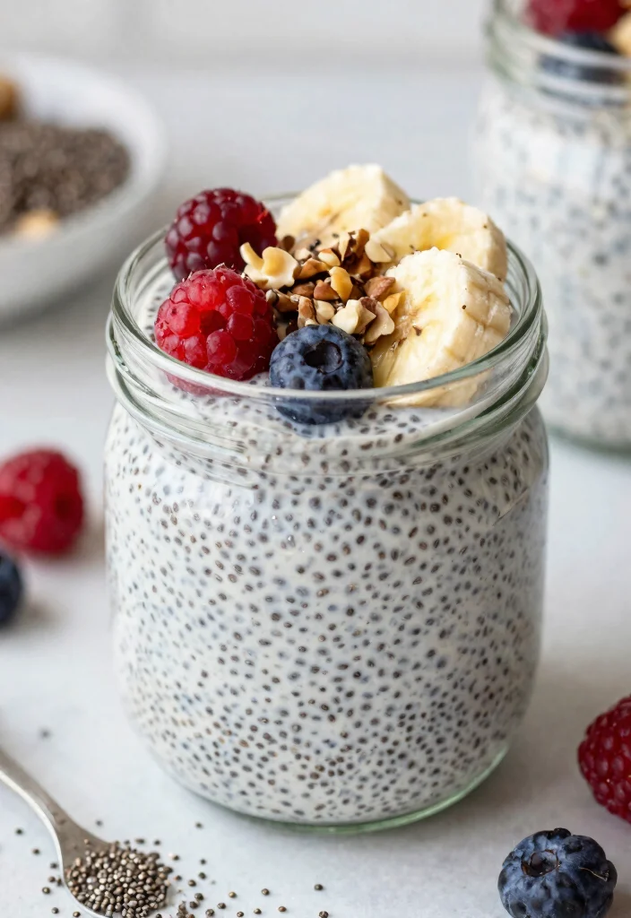 9 Easy Healthy Snacks for Work That Keep You Full and Focused - 9. Chia Seed Pudding 1