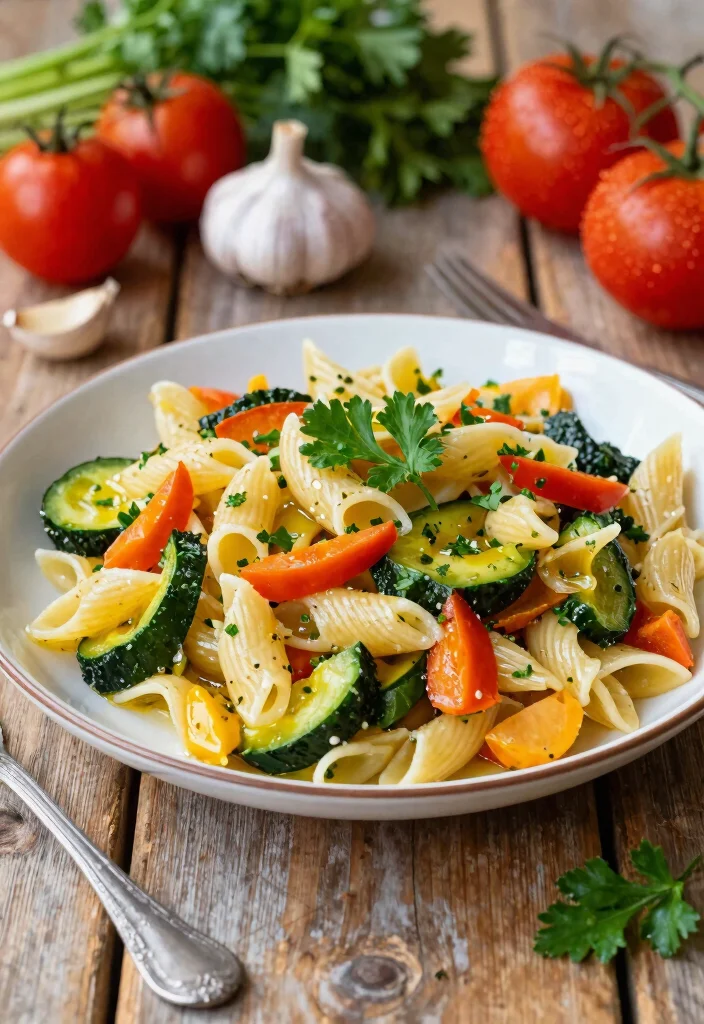 9 Easy Healthy Vegetarian Dinner Recipes: Hearty, Flavorful, and Meat-Free - 7. Veggie-Packed Pasta Primavera 1