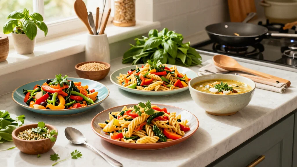 9 Easy Healthy Vegetarian Dinner Recipes: Hearty, Flavorful, and Meat-Free