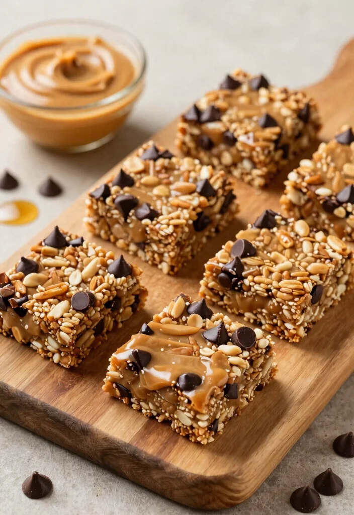 9 Easy Homemade Healthy Granola Bars Chewy Sweet and Clean Ingredient - 2. Peanut Butter Chocolate Chip Bars 1