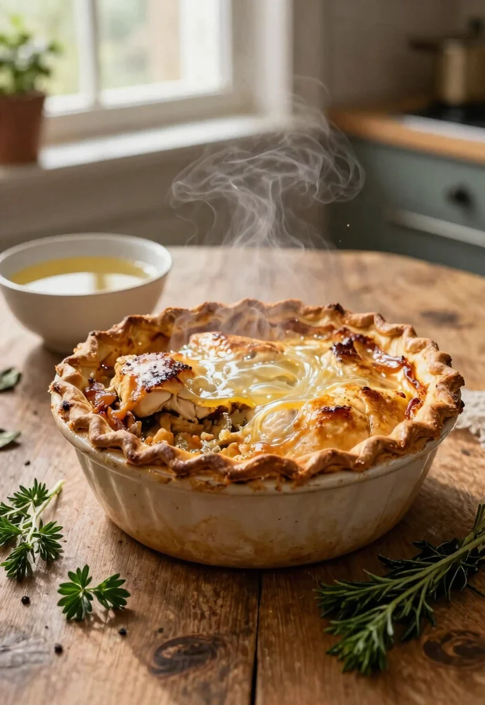 9 Genius Healthy Rotisserie Chicken Recipes to Use Every Last Bite - 8. Healthy Chicken Pot Pie 1