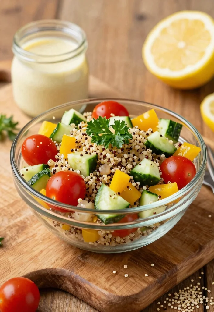 9 High Protein Healthy Meals to Build Muscle and Stay Full Longer - 1. Protein-Packed Quinoa Salad 1