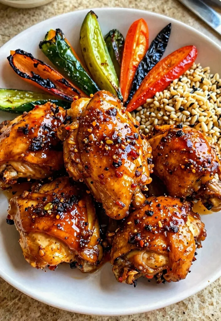 9 Juicy Healthy Baked Chicken Recipes Low Fat and Full of Flavor - 2. Spicy Honey Garlic Chicken 1