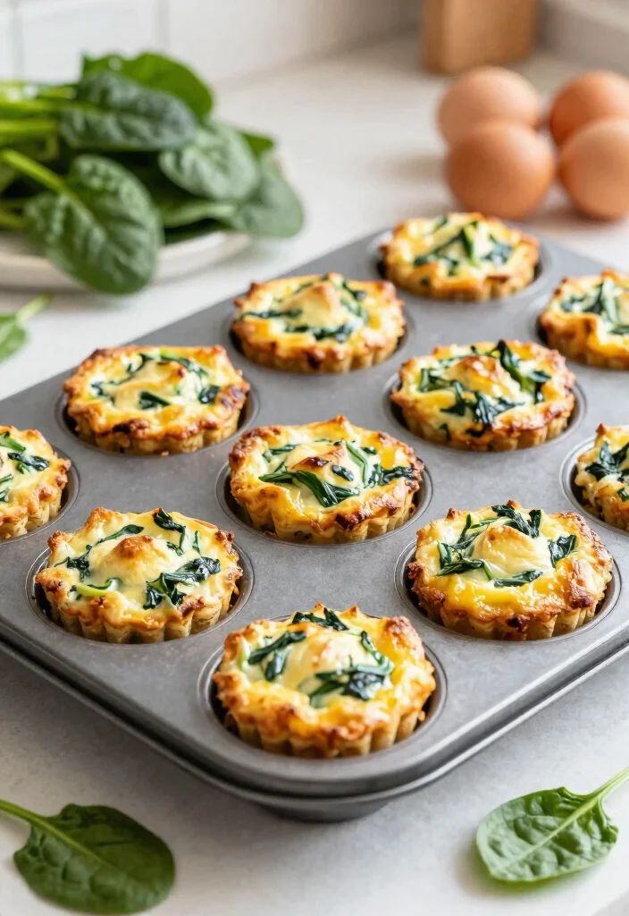 9 Lean Healthy Ground Turkey Recipes Light Flavorful and Easy to Make - 8. Turkey and Spinach Egg Muffins 1
