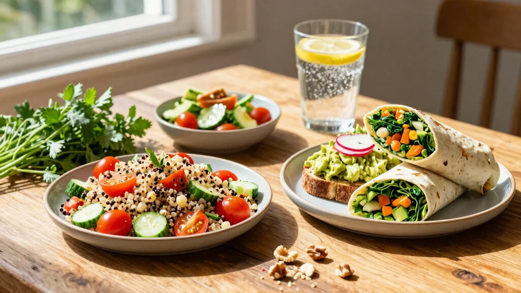 Healthy Vegetarian Lunch Recipes: 10 Easy Options for Busy Days! - Hot Cook Recipes