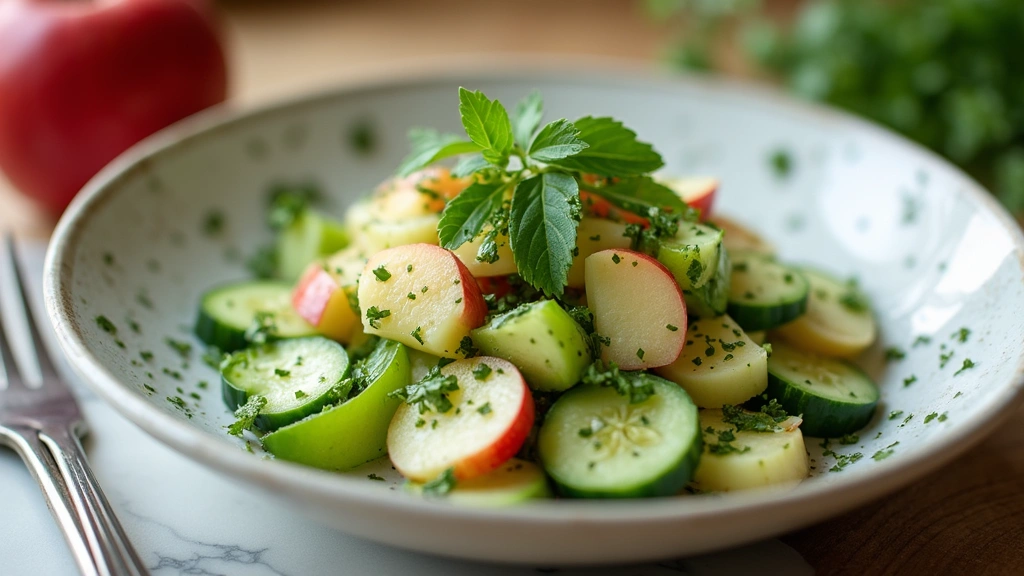 Unexpected Refreshment: The Bright and Crisp Apple Cucumber Salad - Simple Cook 4u