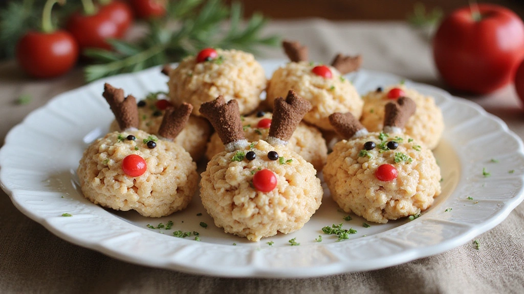 Holiday Cheer, No Stress: Reindeer Rice Krispie Treats for Your Next Party - Simple Cook 4u