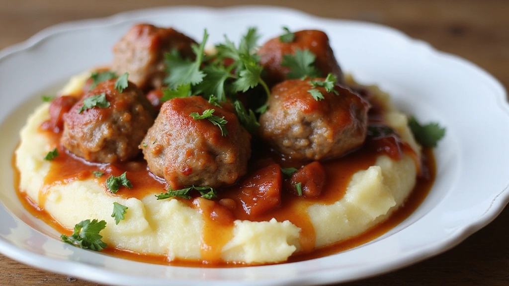 Quick Comfort Dinner: Meatballs and Mashed Potatoes (Ready in 30 Minutes) - Simple Cook 4u