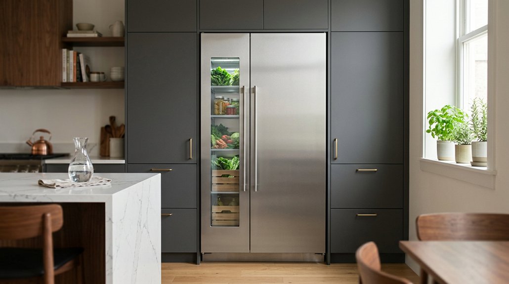best built in side by side refrigerators