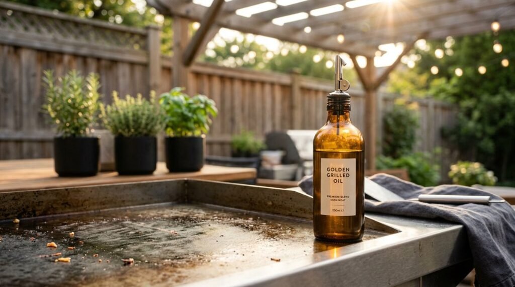 best oil for flat top grills