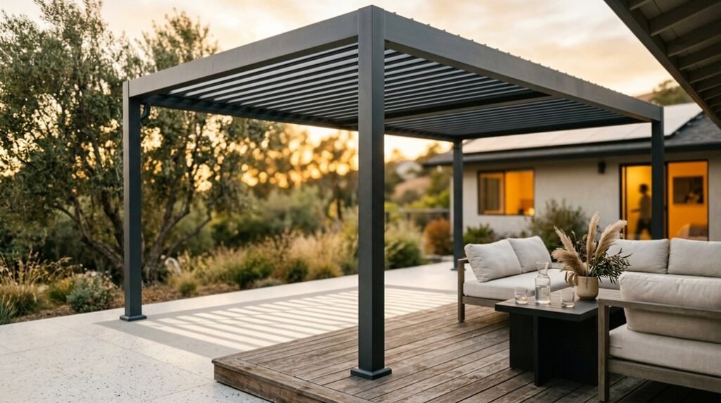 best pergola louvered roof options