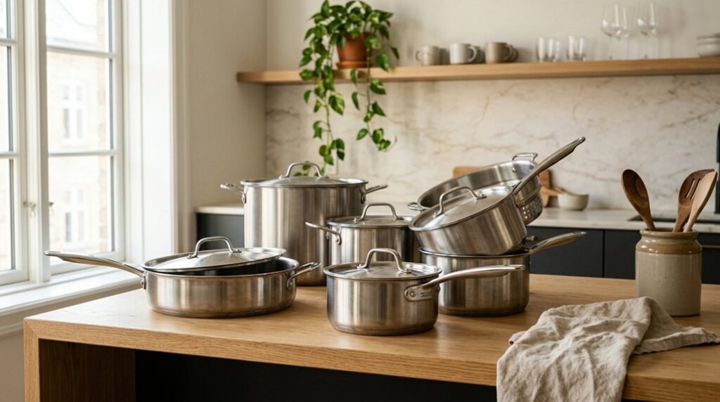 seven stainless steel cookware sets for 2026